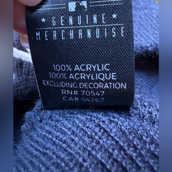 47 BRAND NWT NEW YORK YANKEES OFFICIAL SKULL BEANIE KNIT HAT(OSFA) - Picture 4 of 4